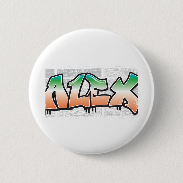 alex.ai 2 inch round button (Front)