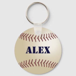 Alex Baseball Keychain by 369MyName