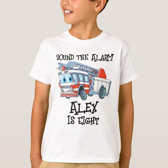 Alex is Eight T-Shirt (Front)