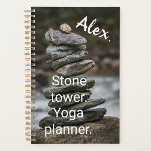 Alex. Stone tower. Personalize yoga Planner