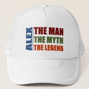 The Man Martin Funny Retro Trucker Cap Snapback The Myth The Legend