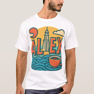  Alex Vibes Only - Summer City Style T-Shirt