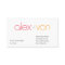 alex von Business Card Template (w/ address)