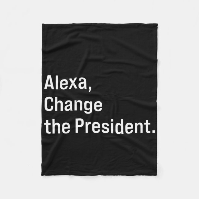 Alexa  america fleece blanket (Front)