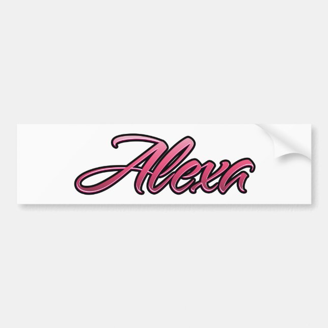 Alexa faded rose Autocollants (Devant)