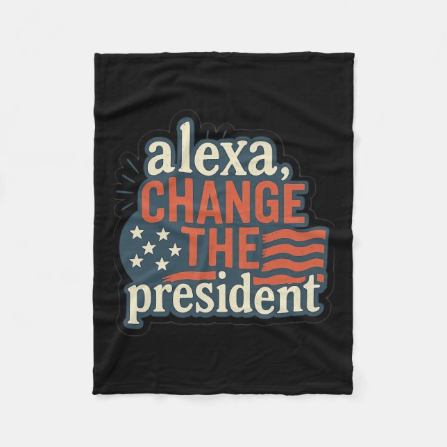 Alexa   fleece blanket (Front)