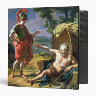 Alexander and Diogenes, 1818 (oil on canvas) Binder