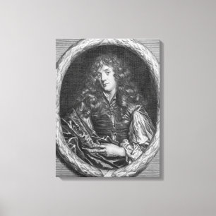 Alexander Browne, engraved by Pieter de Jode Canvas Print