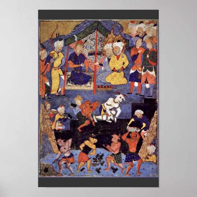 Alexander Building A Wall Against Gog And Magog By Poster (Front)