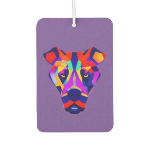 Alexander Dog purple car air freshener