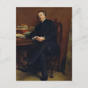 Alexander Dumas Fils  1877 Postcard