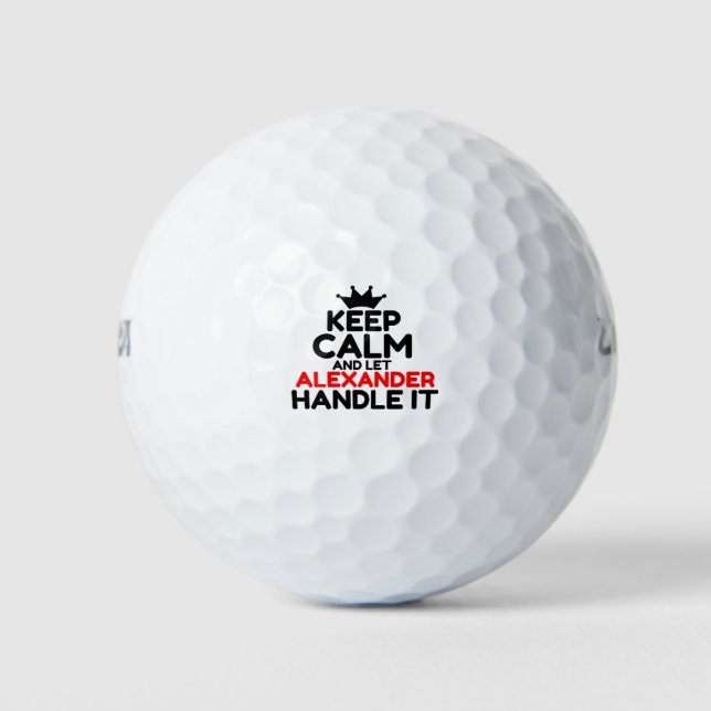 ALEXANDER GOLF BALLS (Front)
