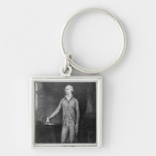 Alexander Hamilton, after the painting of 1792 Keychain
