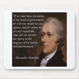 Alexander Hamilton "Enemy Leader" Gift Mouse Pad