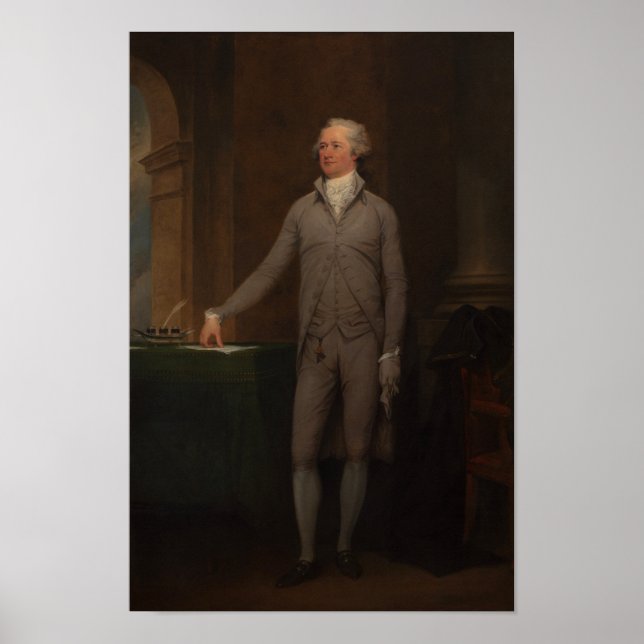 Alexander Hamilton Full-Length Portrait Poster (Front)