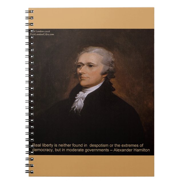 Alexander Hamilton Gifts Notebook (Front)
