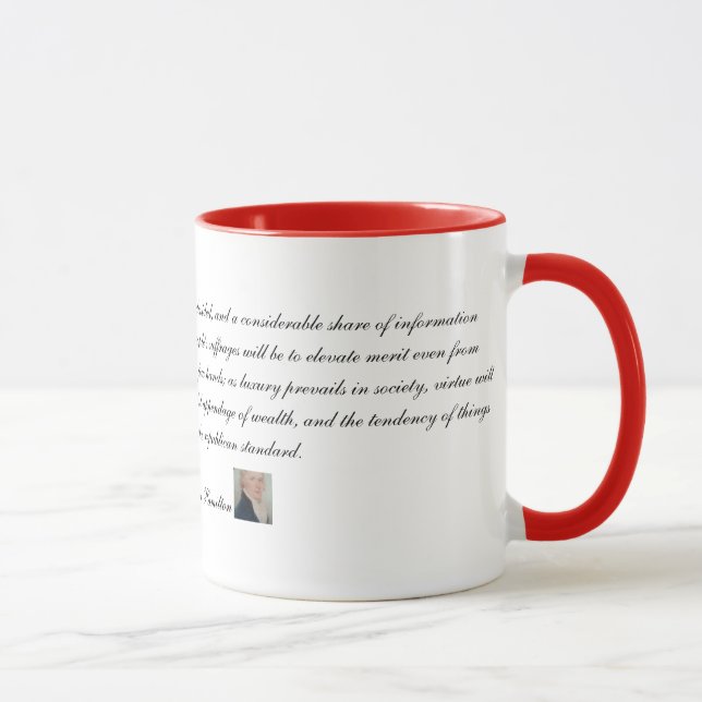 Alexander Hamilton Quotation 2 Mug (Right)