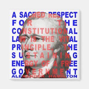 Alexander Hamilton Quote Magnet