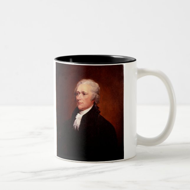 Alexander Hamilton Two-Tone Coffee Mug (Right)
