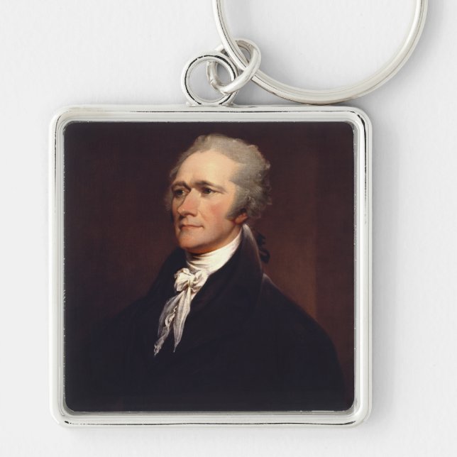 Alexander Hamilton: US Founding Father, Historical Keychain (Front)