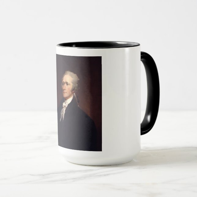 Alexander Hamilton: US Founding Father, Historical Mug (Front Right)