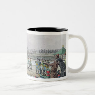 Alexander I and Napoleon Two-Tone Coffee Mug