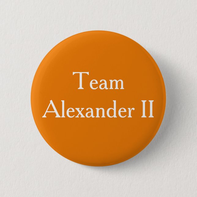 Alexander II, King of Scots 2 Inch Round Button (Front)