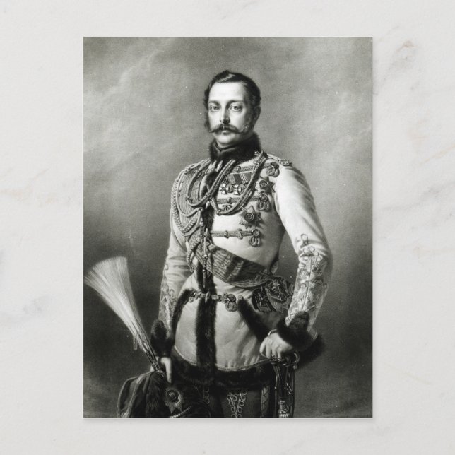 Alexander II  of Russia Postcard (Front)