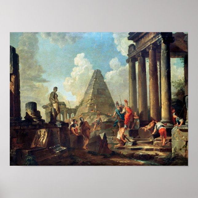 Alexander III  the Great before the Tomb Poster (Front)