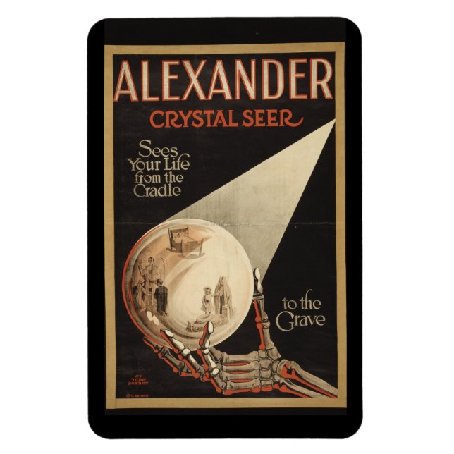 Alexander Magician Crystal Seer Magnet (Vertical)