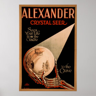 ALEXANDER Magicien Illusionniste VAUDEVILLE Poster