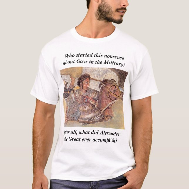 alexander.mosaic, Who started this nonsense abo... T-Shirt (Front)
