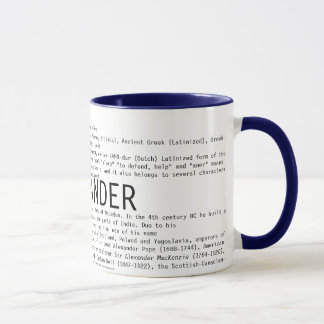 ALEXANDER MUG