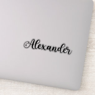 Alexander Name - Handwritten Calligraphy
