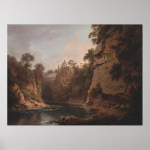 Alexander Nasmyth - Hawthornden Castle, Edinburgh Poster