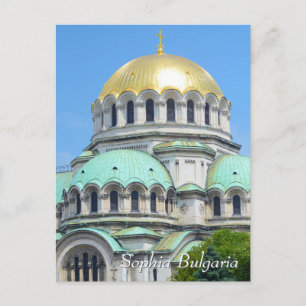 Alexander Nevsky Cathedral in Sofia, Bulgaria Postcard