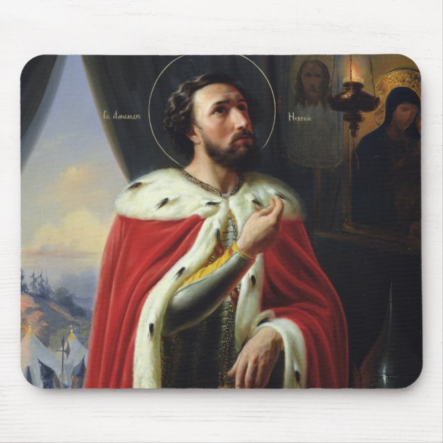 Alexander Nevsky, Duke of Novgorod Mouse Pad (Front)
