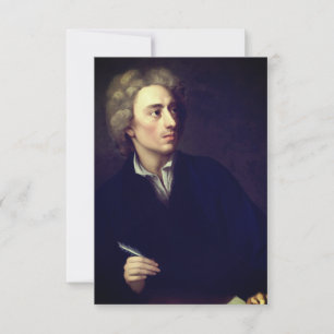 Alexander Pope (portrait by Michael Dahl, c. 1727) Card
