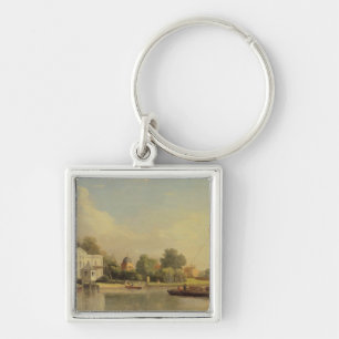 Alexander Pope's (1688-1744) Villa, Twickenham, c. Keychain