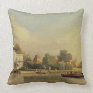 Alexander Pope's (1688-1744) Villa, Twickenham, c. Throw Pillow