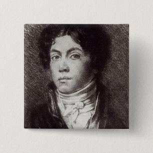 Alexander Pushkin 2 Inch Square Button