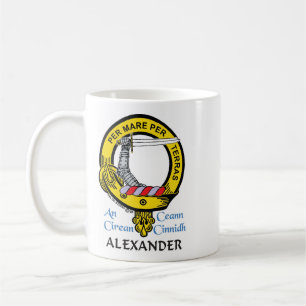 ALEXANDER Scottish Clan Crest Mug