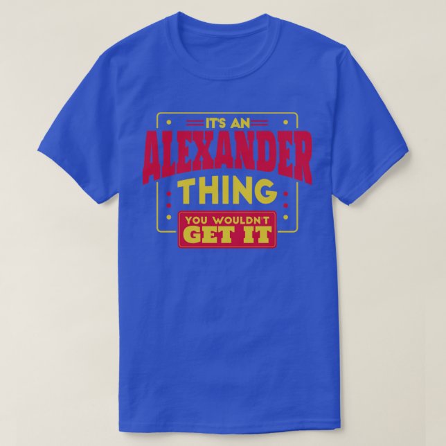 Alexander T-Shirt (Design Front)