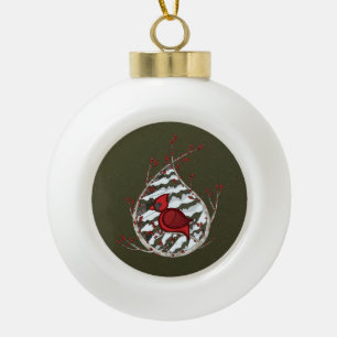Alexander the Cardinal Premium Ornament