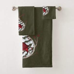 Alexander the Cardinal Towel Set