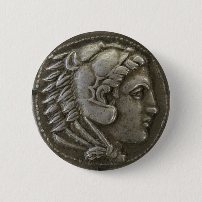 Alexander the Great Coin 2 Inch Round Button (Front)