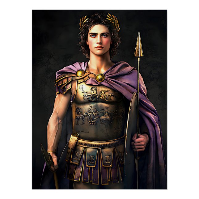 “Alexander the Great” - Conqueror of Empires Poster (Front)