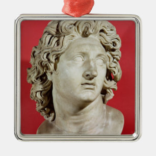 Alexander the Great King of Macedonia Metal Ornament