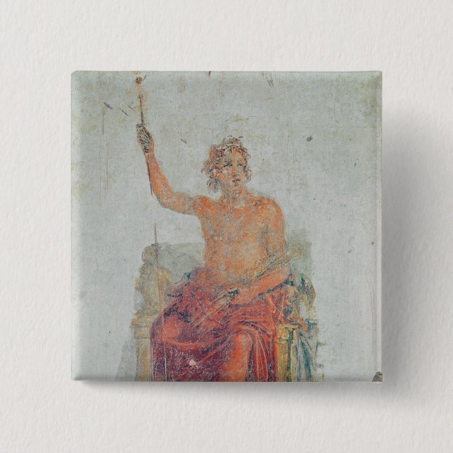 Alexander the Great, possibly as Zeus 2 Inch Square Button (Front)