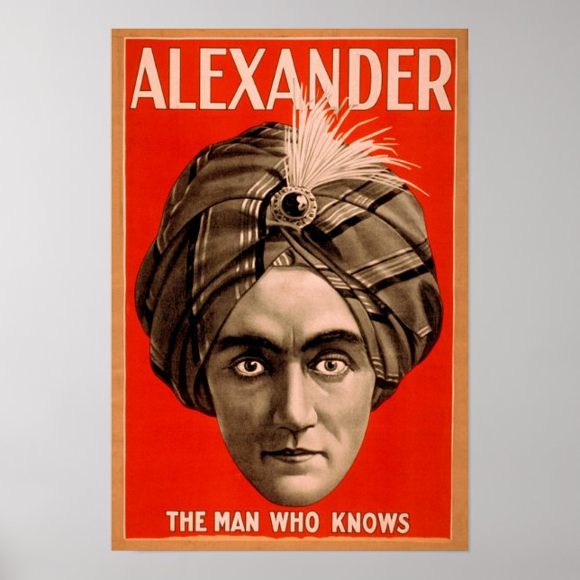 Alexander the Man who Knows Magic Poster (Front)